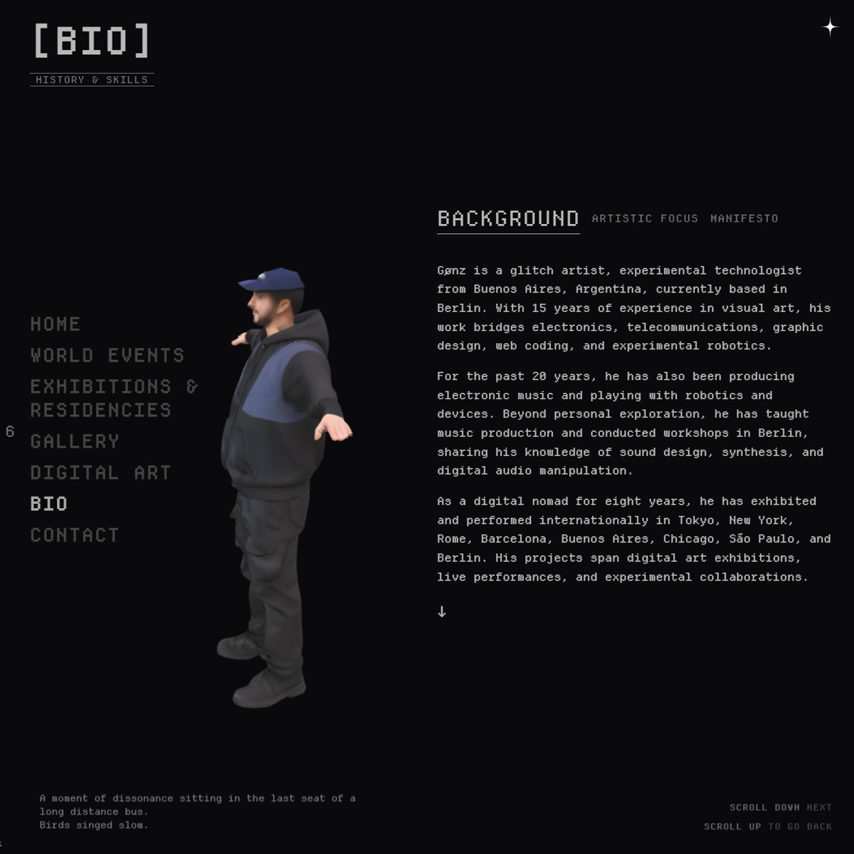 Gonz Creative Technologist Website